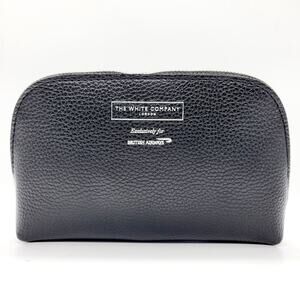 British Airways Exclusive The White Company Black Mini Travel Cosmetic Pouch